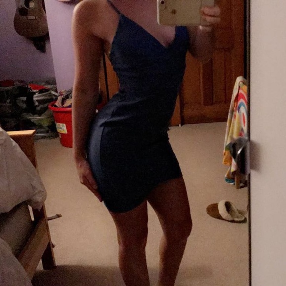 Blue Mini Dress - Picture 4 of 5